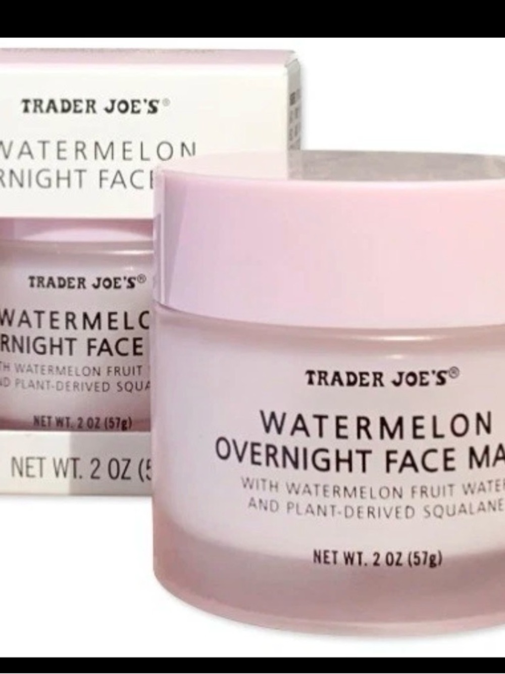 Trader Joe's Watermelon Overnight Face Mask - 2 Ounces